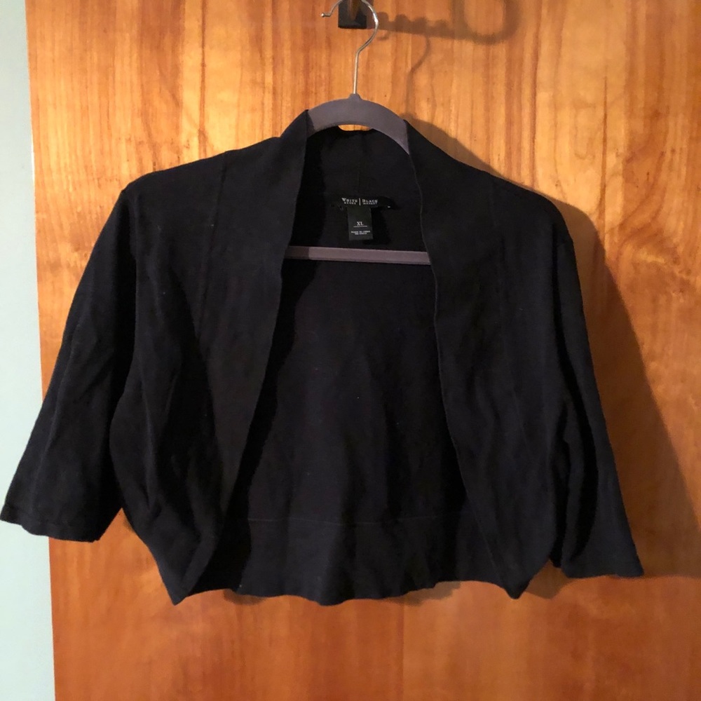 White House Black Market short-sleeved shrug